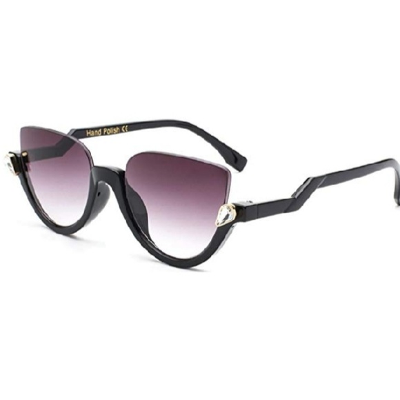 Half Rim Designer Inspired Sunglasses - Picture 1 of 3